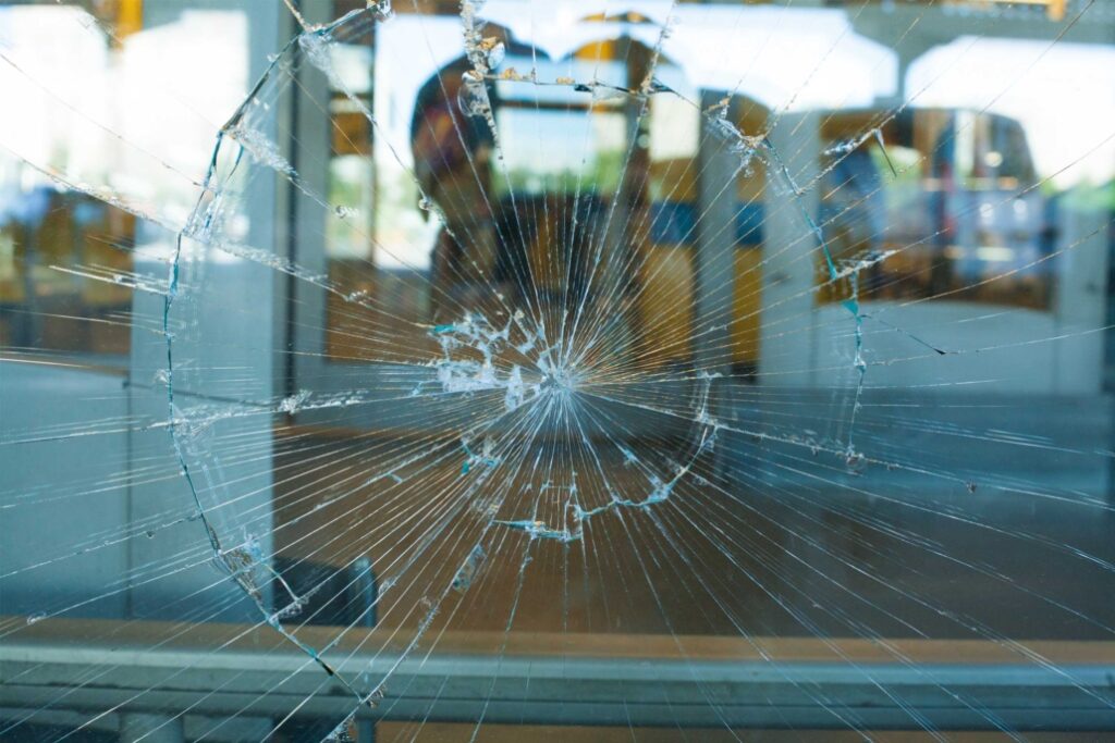 Commercial Glass Damage